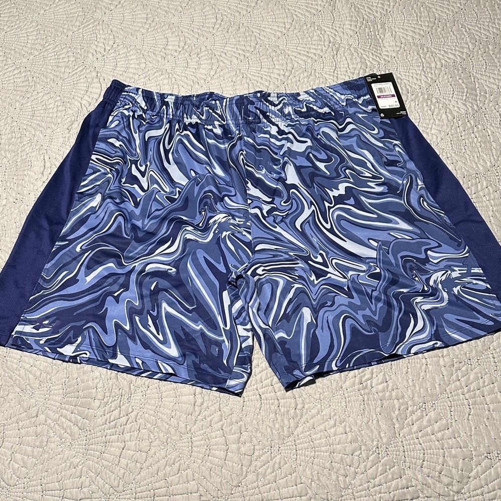 Under Armour Blue Swirl Men's Training Shorts, NWT’s, Size 2X